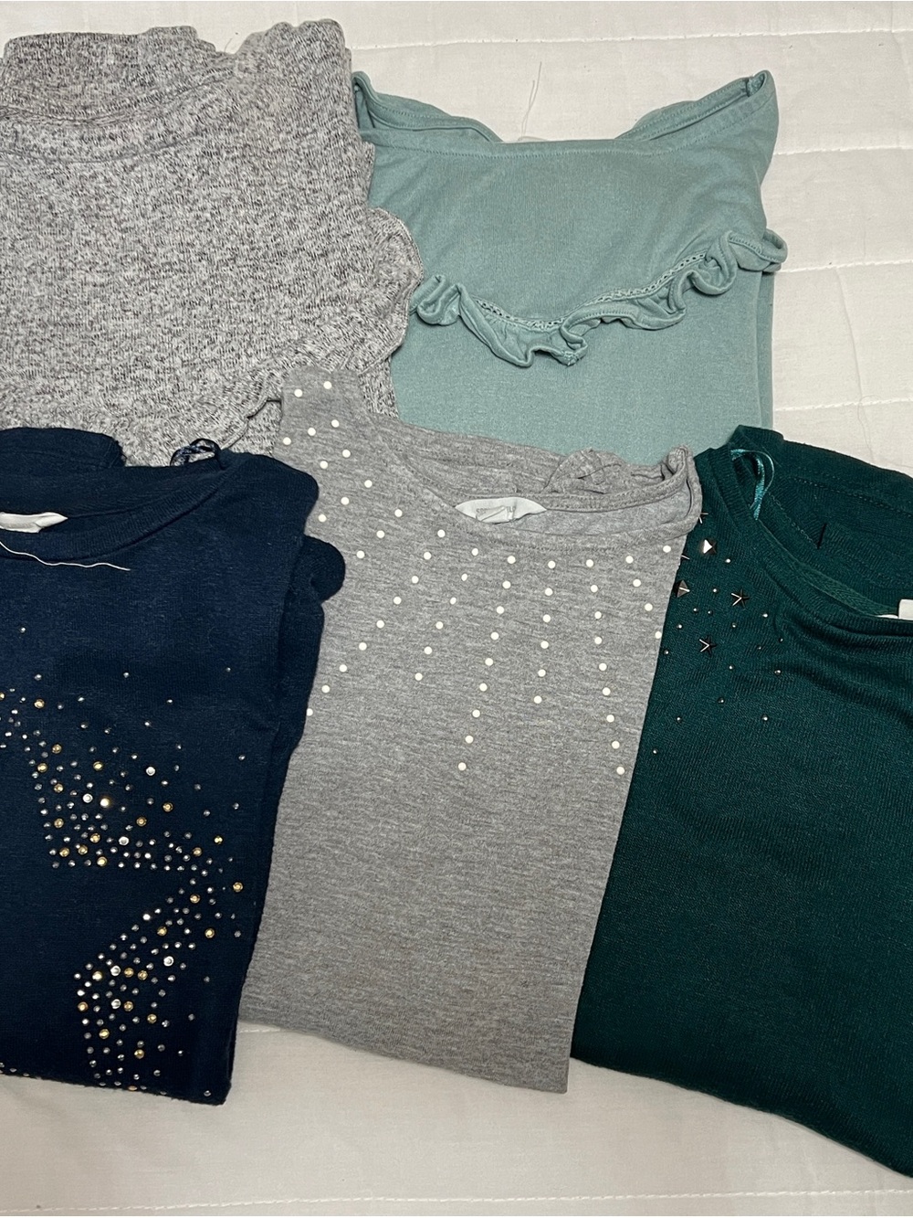 5 Mixed Women's Knit Tops - European Brand